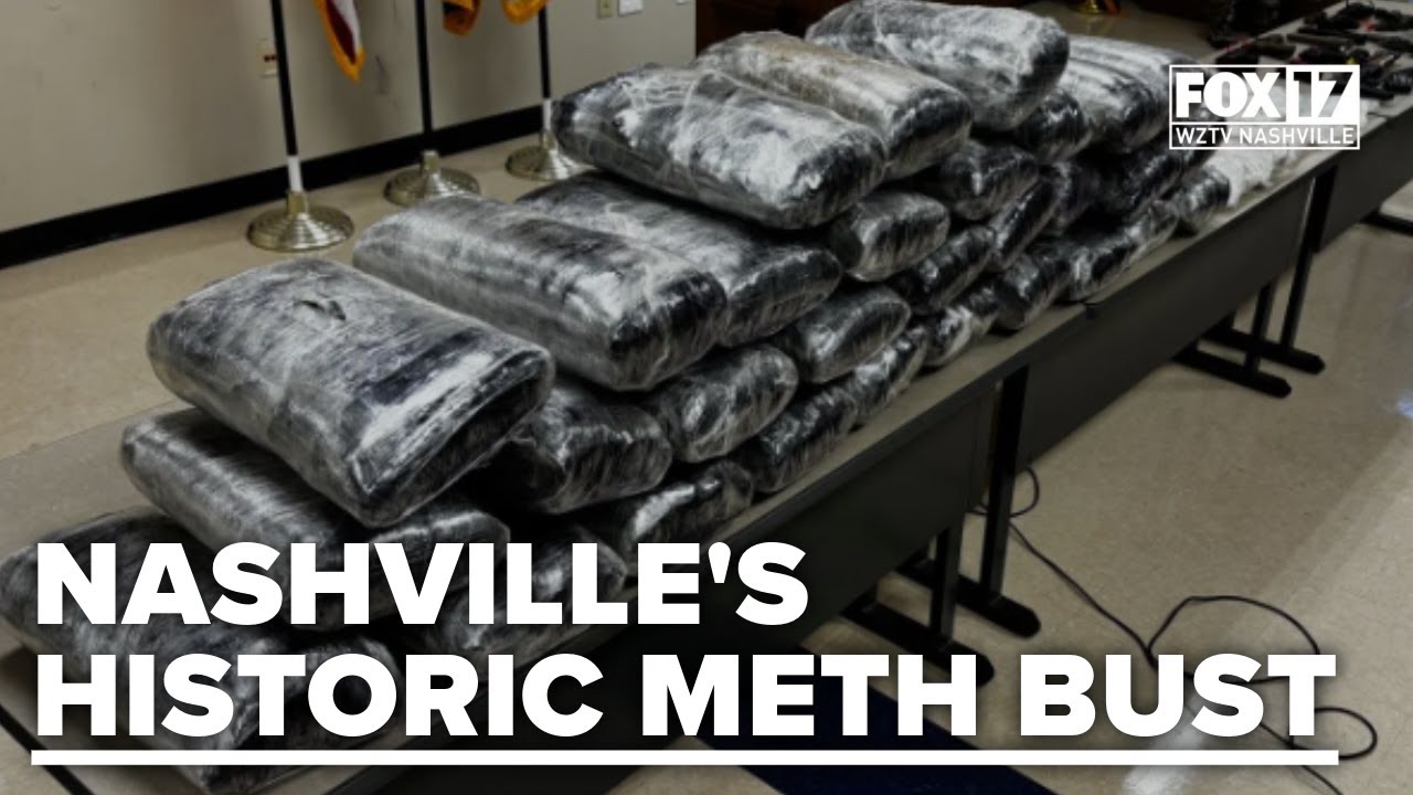 Nashville's largest meth bust in history leads to multiple arrests