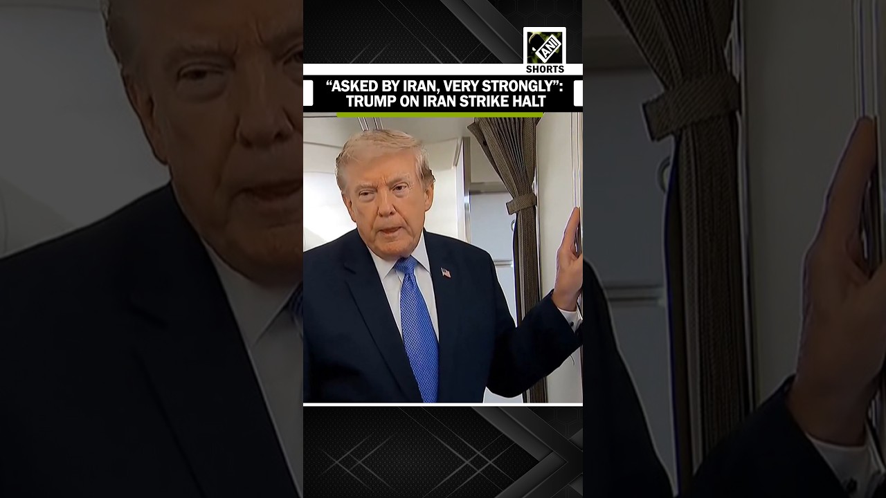 &ldquo;We were also asked by Iran, very strongly&rdquo;: US President Trump makes big claim on Iran strike halt