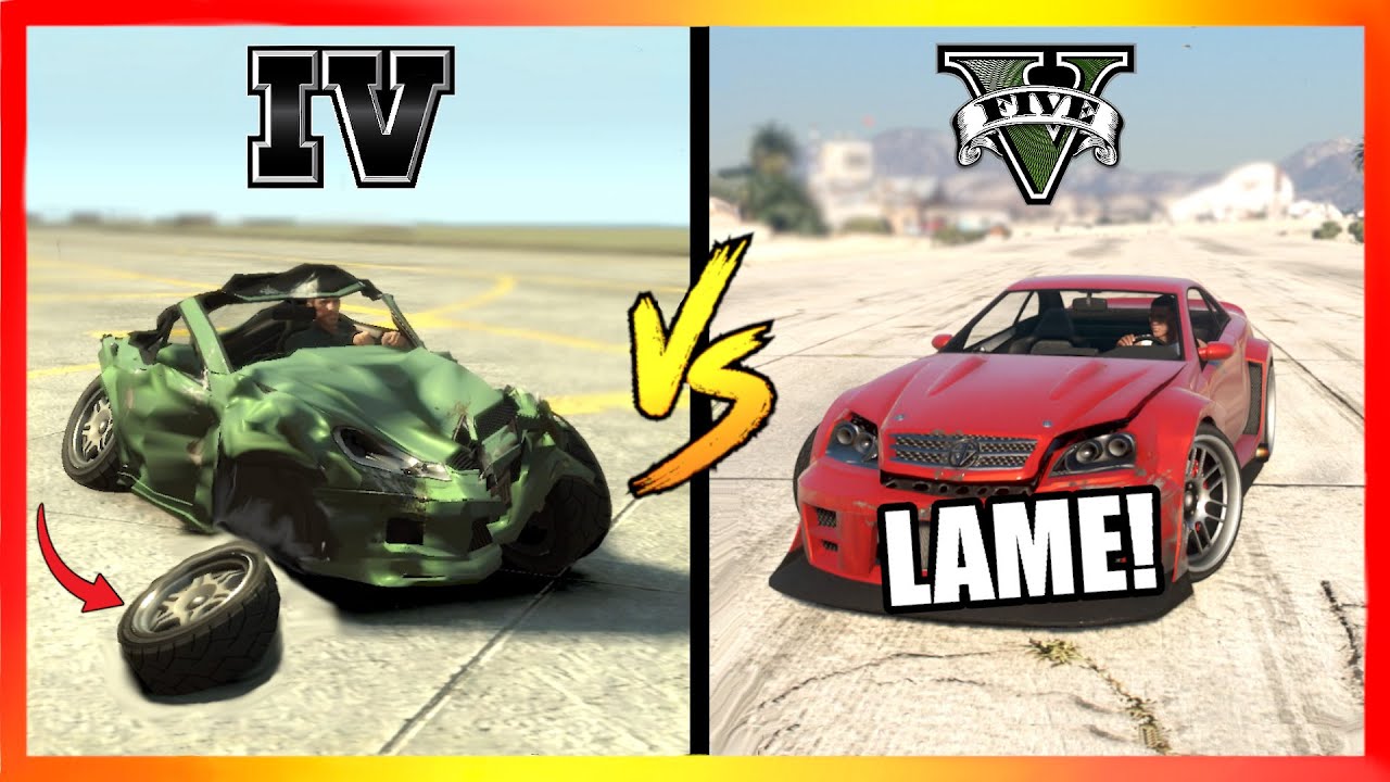 GTA 5 vs. GTA 4 | Ultimate CAR DAMAGE Comparison 🔥