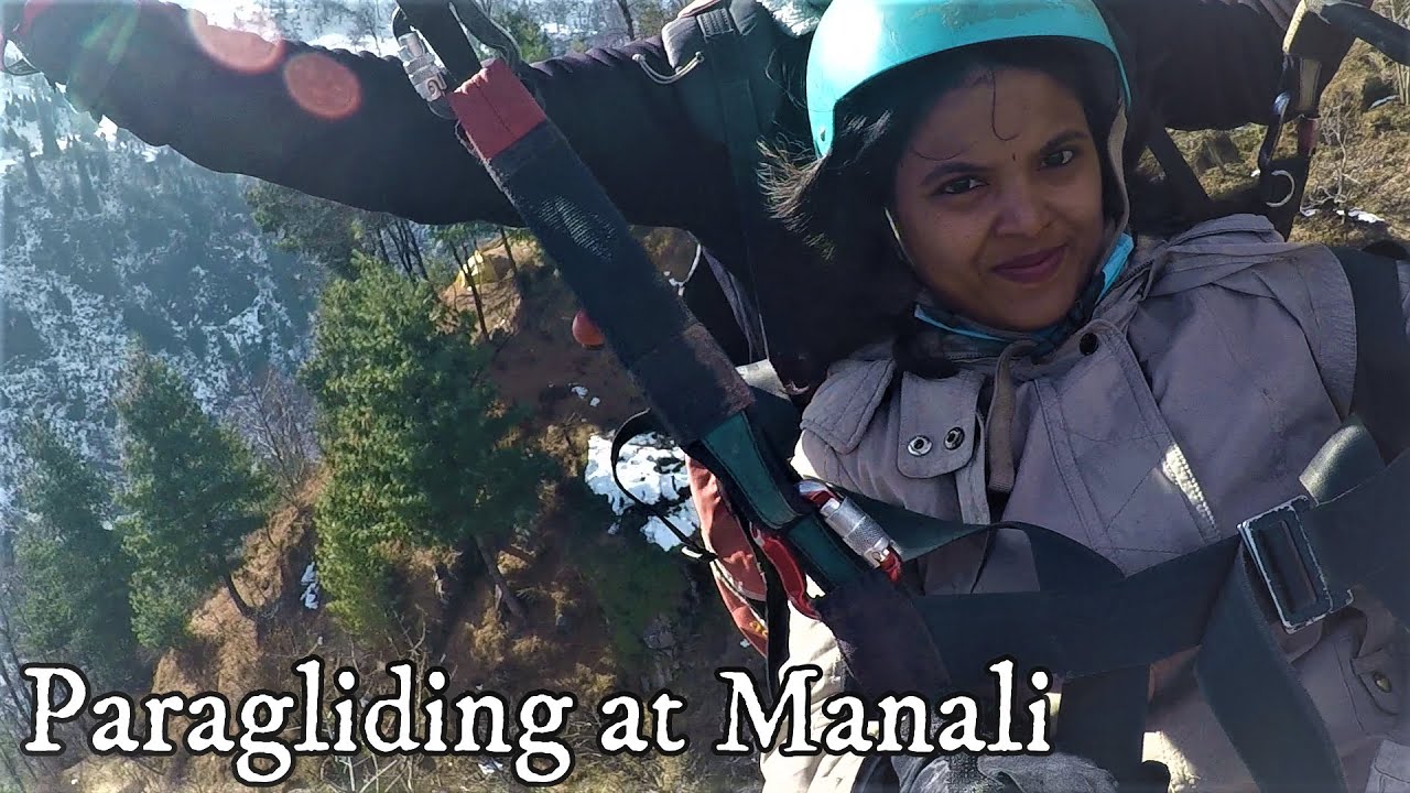 Paragliding in Manali | High Fly at Rs.3200 | Manali Paragliding View |  December 2020 | Go Pro