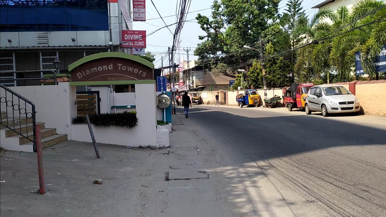 Kochi, walking tour,Thevera junction,hd 2021
