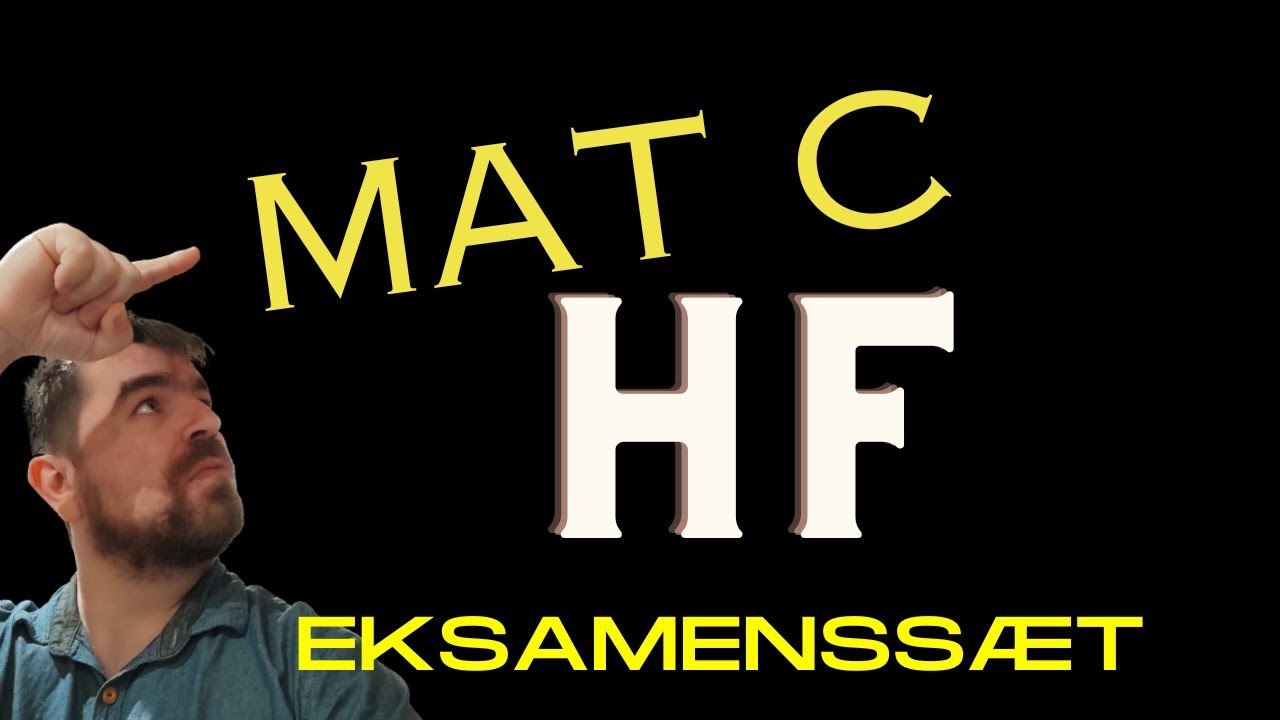 Matematik c skriftlig eksamenssæt HF