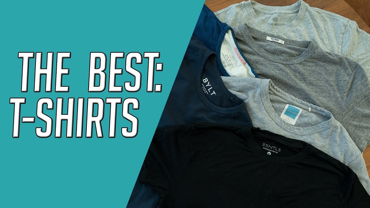 The Best T-Shirts for Men || Our Favorite Tees || Buck Mason, ESNTLS, BYLT Review