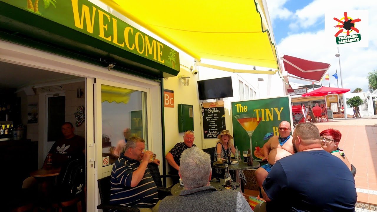 Lanzarote Puerto del Carmen Cloudy Afternoon | The Tiny Bar 🏝️⛅🇮🇨🇪🇦