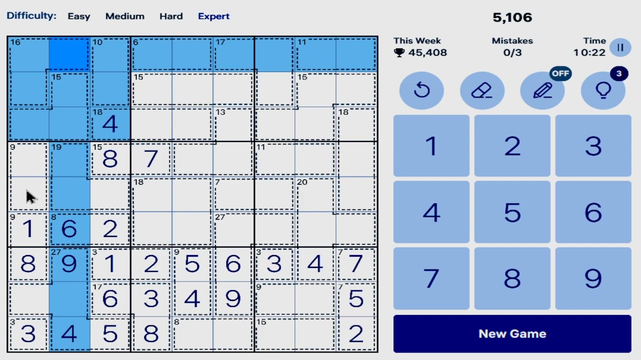 SUDOKU KILLER THIEP 588