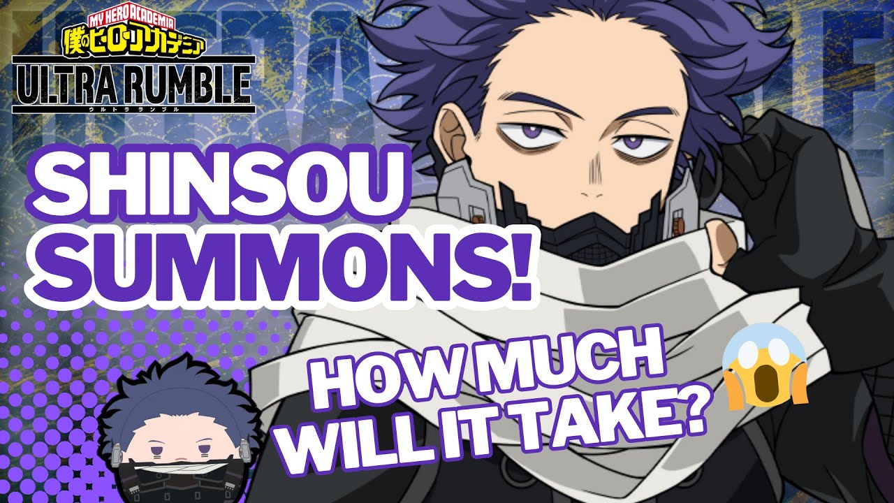 Summoning Until I get SHINSO in MY HERO ULTRA RUMBLE | MHUR