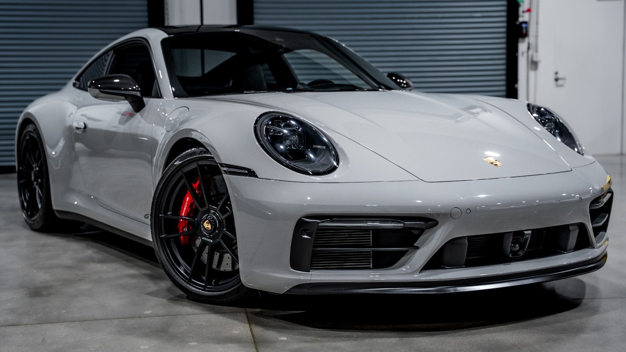 2022 Porsche 911 Carrera 4 GTS finished in Chalk!