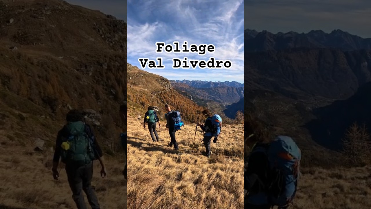 Foliage in Val Divedro (Piemonte) [4K]        #piemonte  #trekking #montagna #foliage