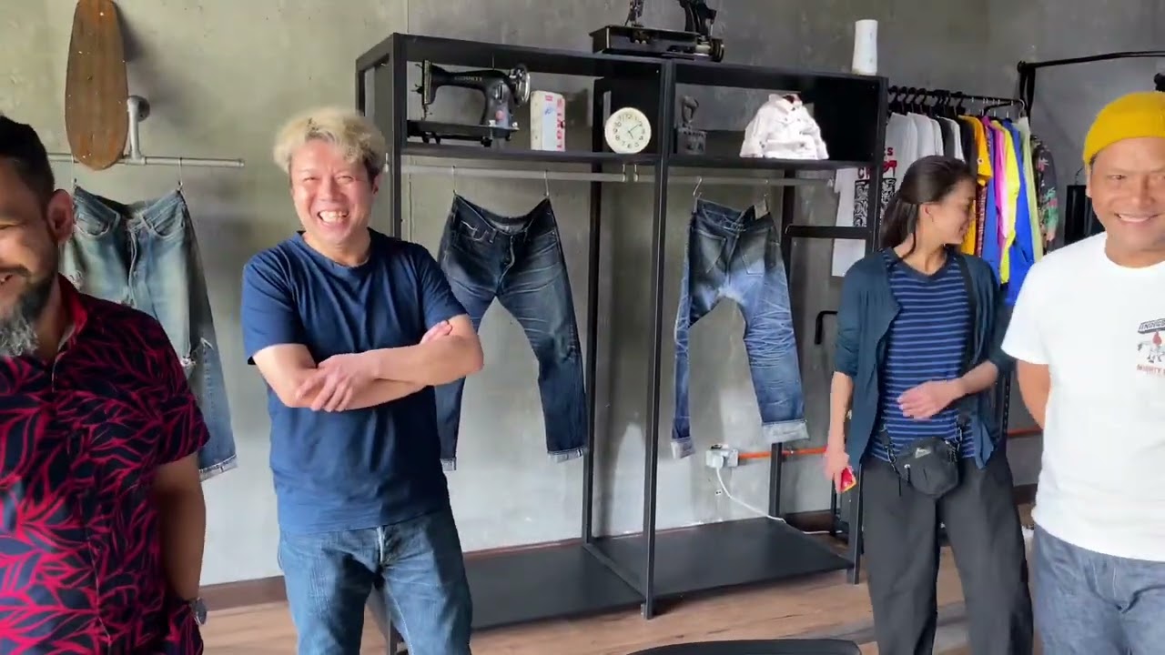An afternoon with Pure Blue Jeans founder, Kenichi Iwaya, who came to Malaysia- Denim Garage Jeans.