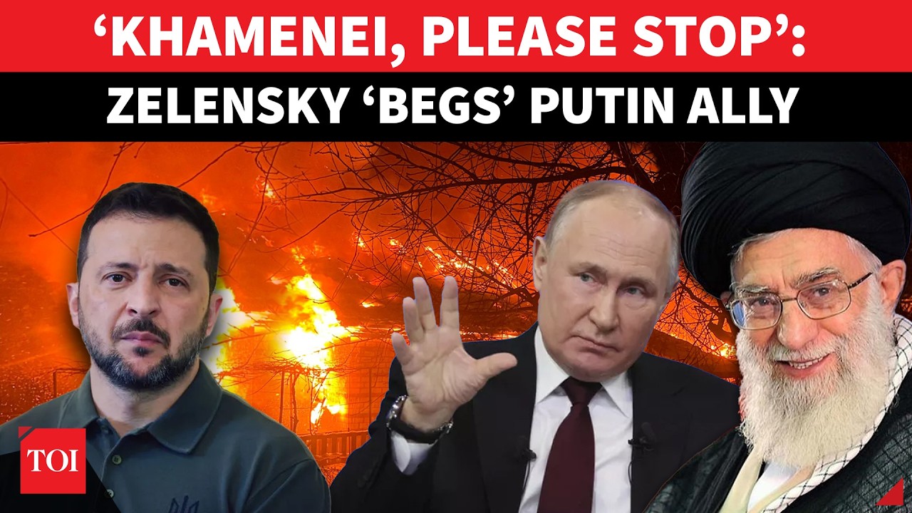Zelensky ‘Breaks Down’ Before Putin’s Bestie Khamenei, BEGS Iran To Halt Killer Shahed Drones