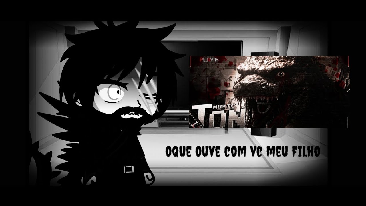Família do goji+mothra react l the man in the suíte (godzilla analog horror) 