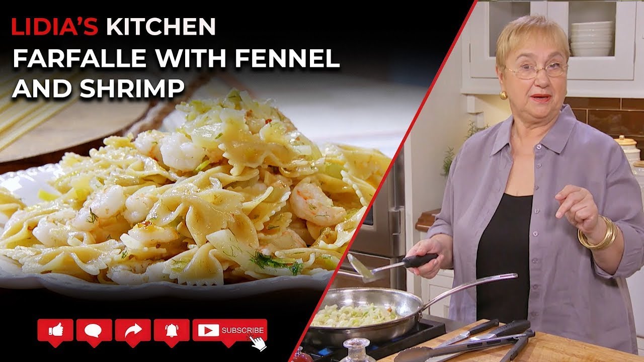 Farfalle with Fennel and Shrimp