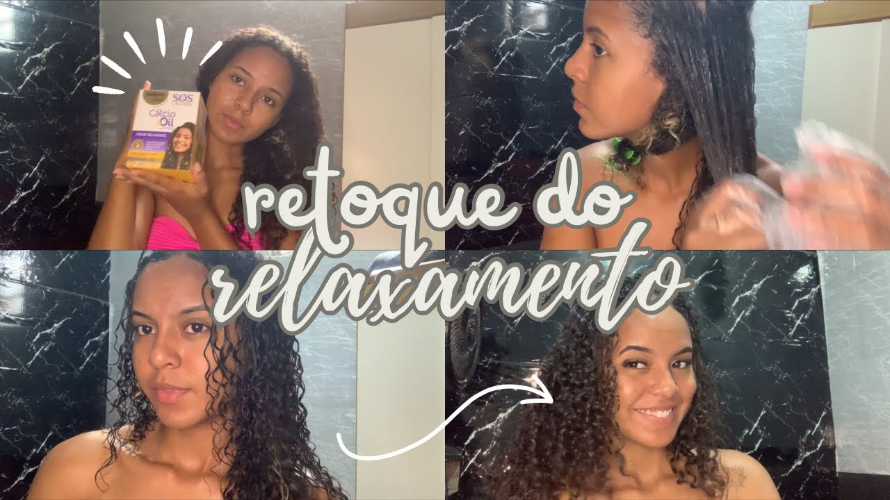 RETOQUE DO RELAXAMENTO NA RAIZ DO MEU CABELO CACHEADO! 💖