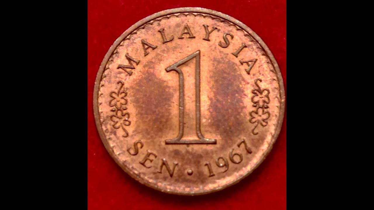 1 Sen Malaysia Coin Dated 1967