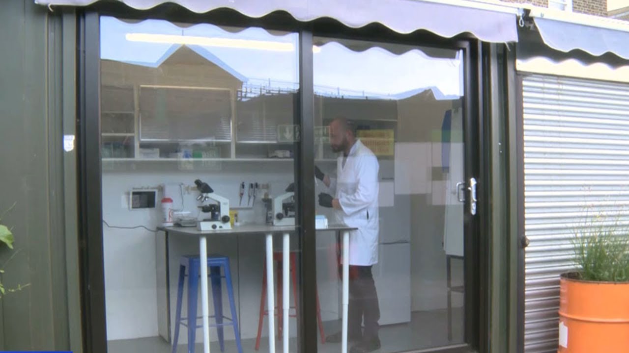 London entrepreneurs turn shipping containers into biotech start-up labs