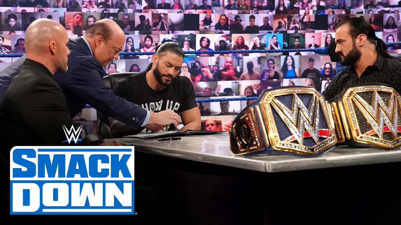 WWE Champion vs. Universal Champion contract signing: SmackDown, Nov. 20, 2020