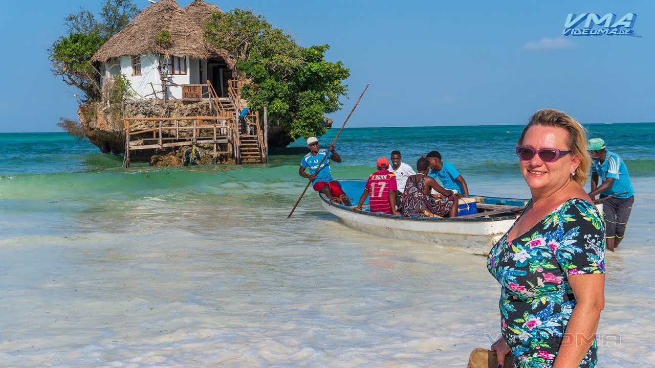 The Rock, Restaurant, Michanvi, Pongwe, Zanzibar ,Tanzania,Videoma, 4K