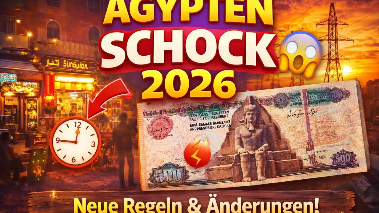 Neue Regeln in &Auml;gypten 2026: DAS musst du wissen!