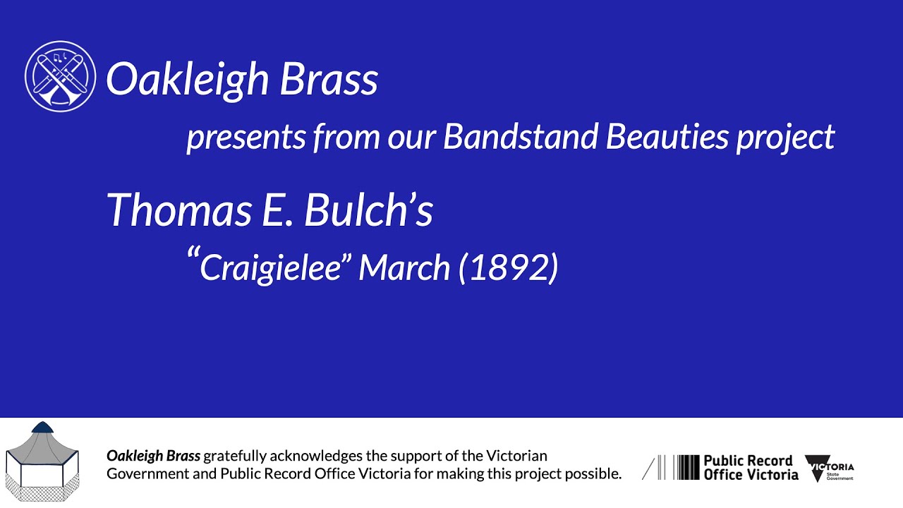 Craigielee: a march by Thomas Bulch