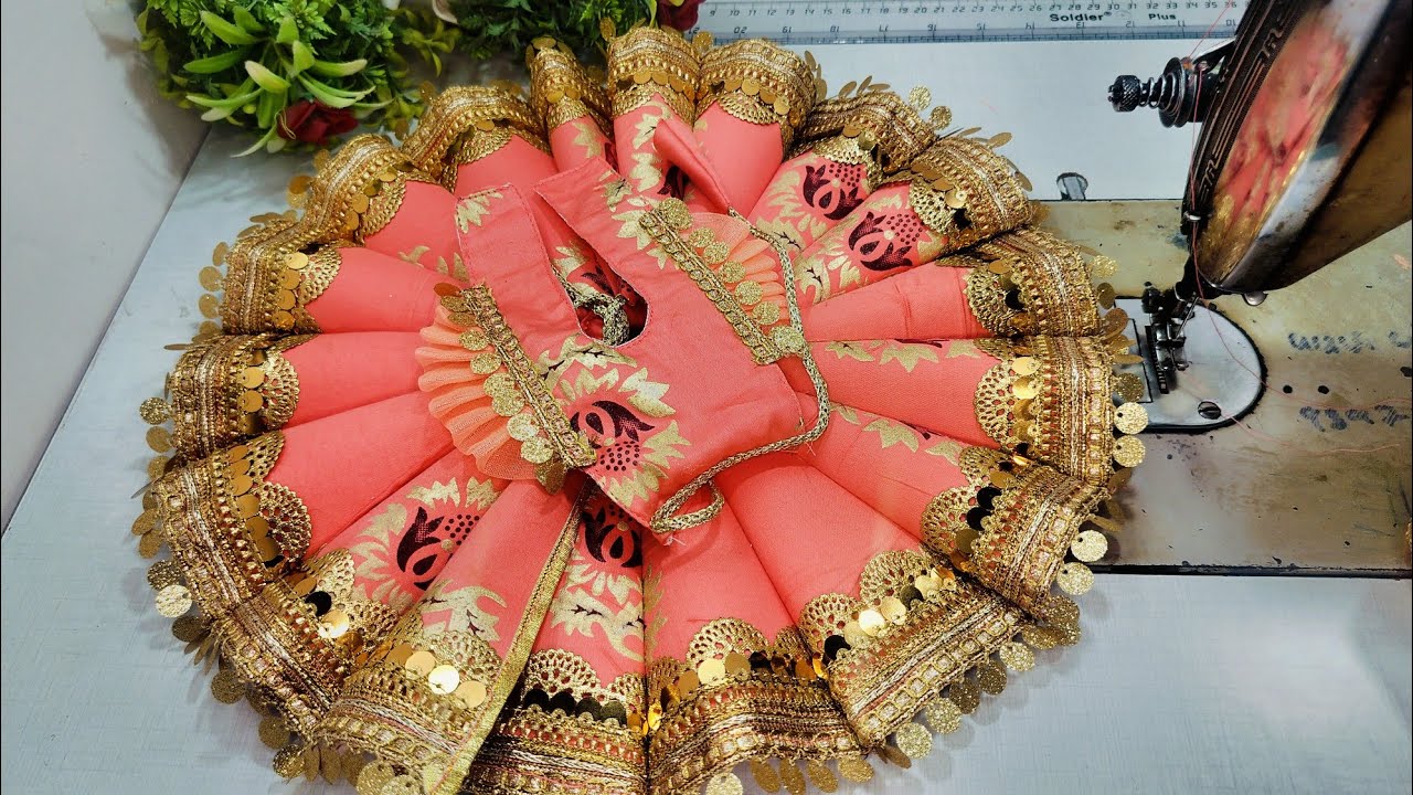 Laddu Gopal👗 |Laddu Gopal Kali wali 👗||Bal Radha Rani 👗 Cutting and Stitching || kanha ji kali wali👗