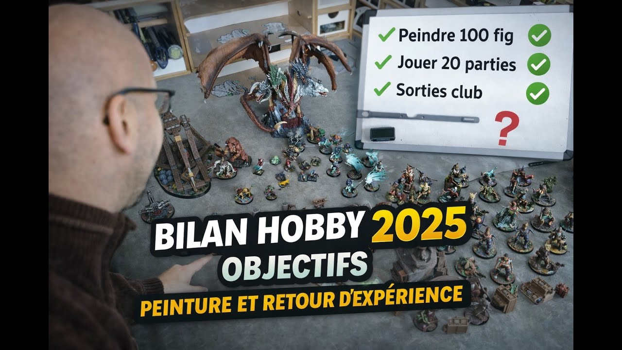 Bilan hobby 2025 | objectifs, peinture et retour d’expérience