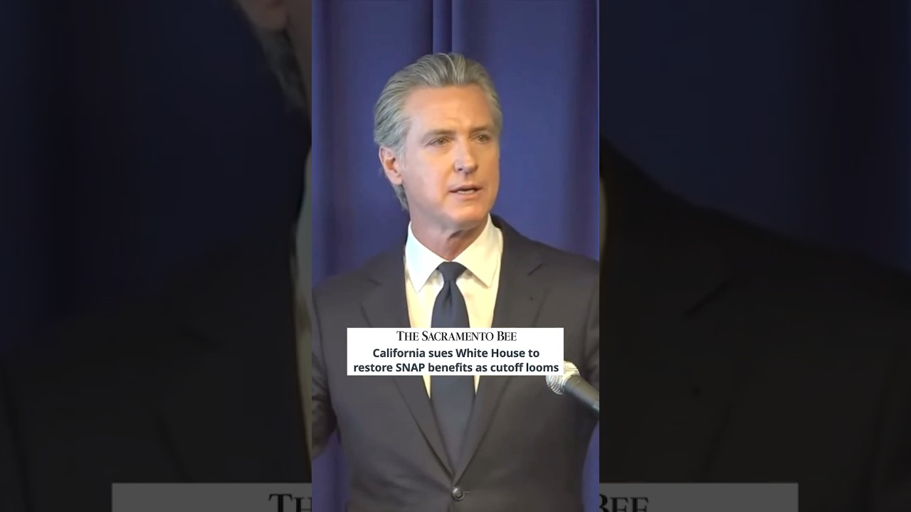 Governor #Newsom Sues #Trump Administration for Denying #SNAP Benefits &nbsp;#shorts #california #news