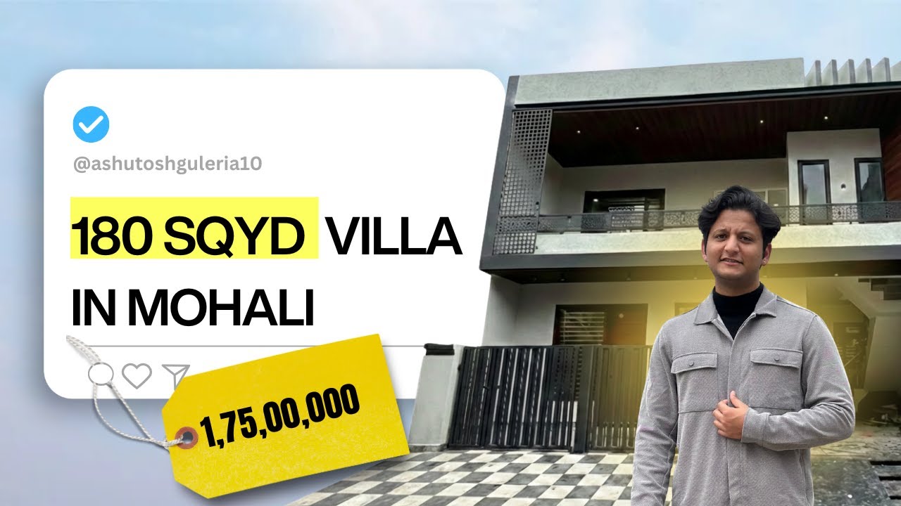 जल्द मिलेगा Possession! 😍 180 Gaj Luxury Kothi in Sector 125 Mohali | Near Airport Road
