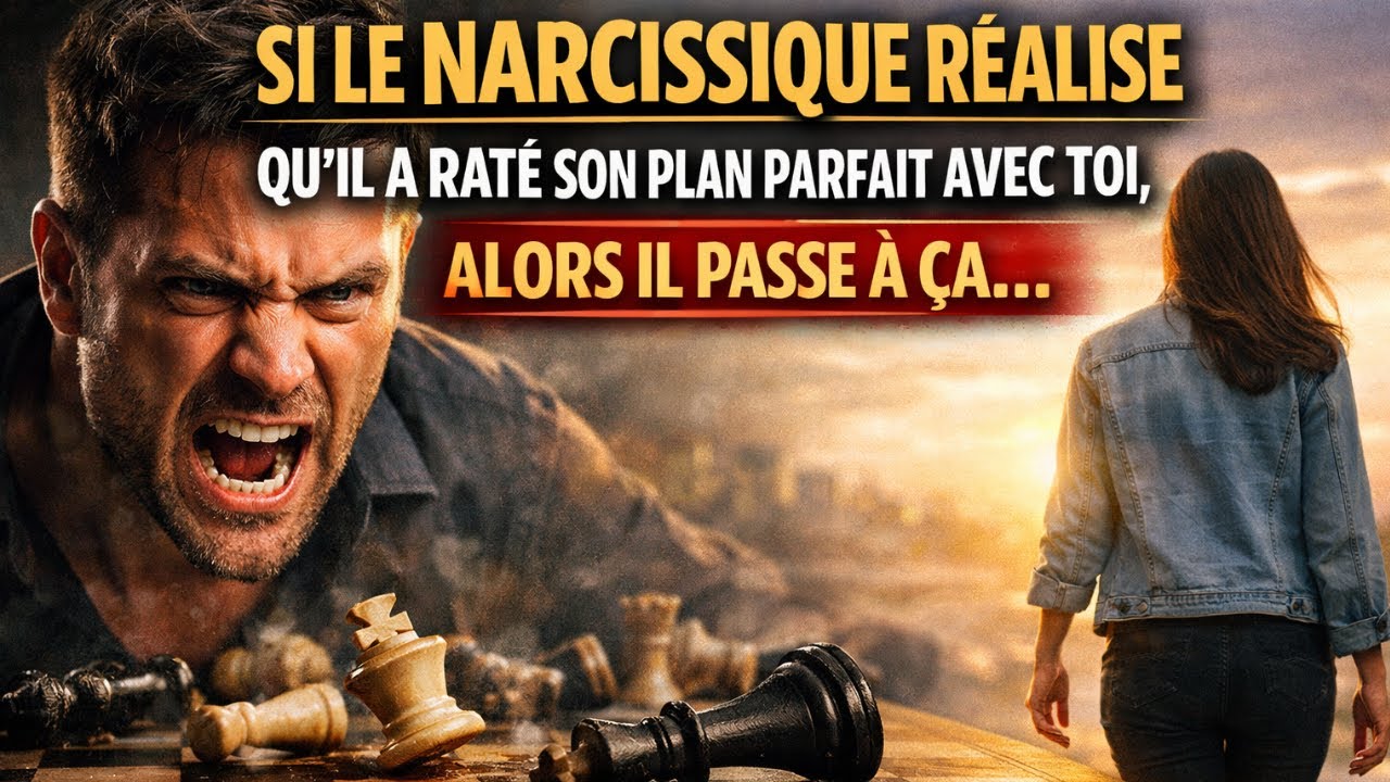 SI LE NARCISSIQUE RÉALISE QU’IL A RATÉ SON PLAN PARFAIT AVEC TOI, ALORS IL PASSE À ÇA…