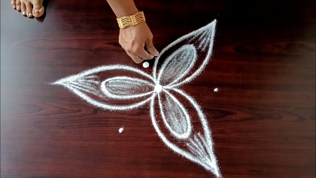 Simple flower rangoli designs//Kutty  kolam//Skandhasasti spl pookolam//Margazhi kolam//Sree Rangoli