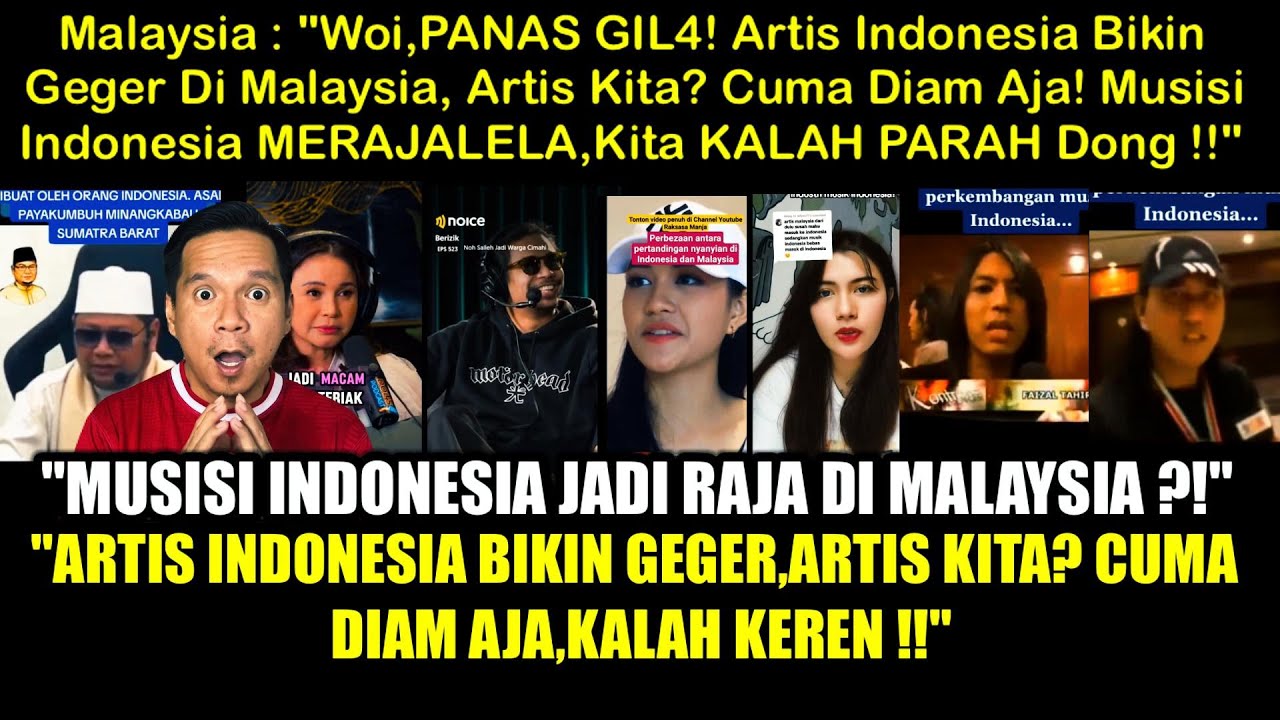 BUSET! Musisi Indonesia Bikin Musisi Malaysia Gigit Jari, Reaksi Artis Malaysia Bikin Semua Meledak!
