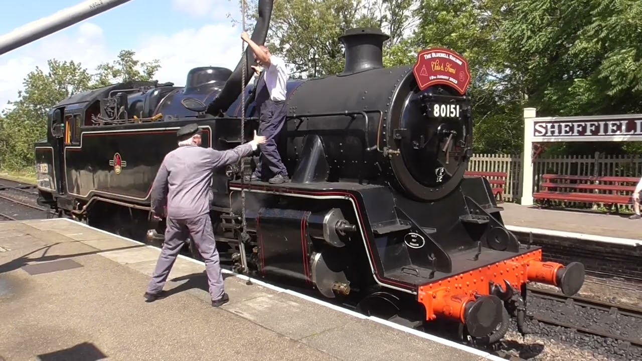 BR Standard Class 4 2-6-4T no 80151 at Sheffield Park