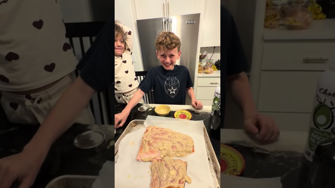 A night without sports and the kids cook us dinner!