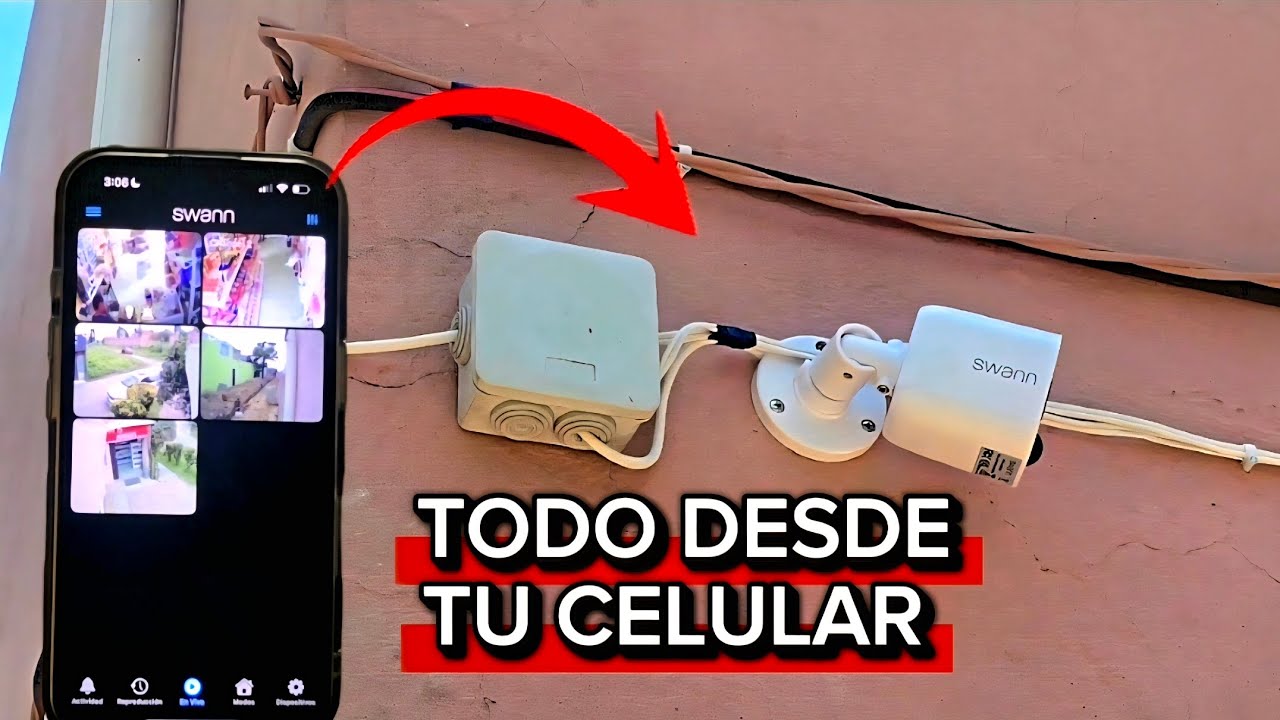 INSTALACIÓN de cámara de SEGURIDAD marca SWANN configuración desde APP y DVR