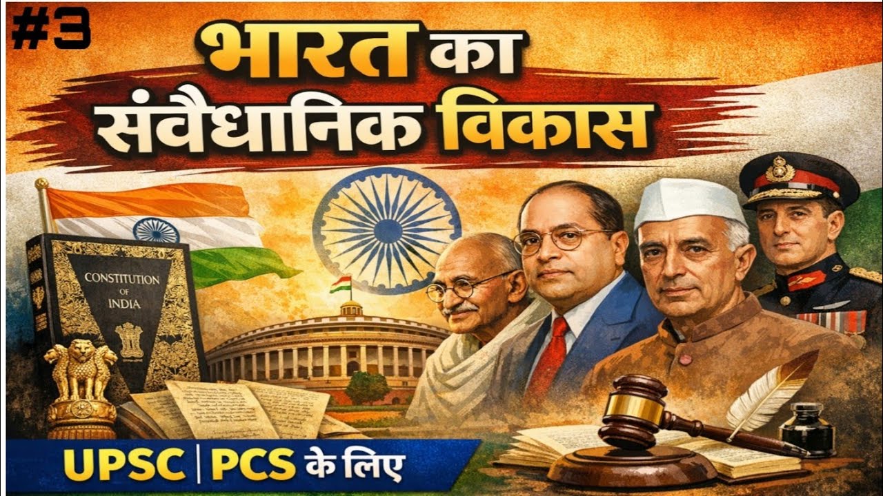 Polity for UPSC , State PCS भारत का संवैधानिक विकास , #upsc 