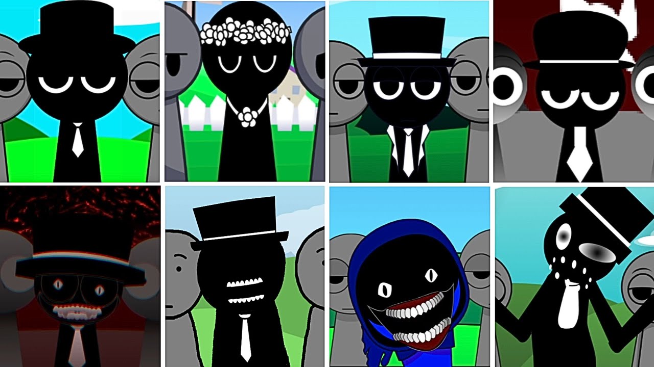 Incredibox - Sprunki but only MR.BLACK HAT in ALL Different Mods.New Mods.Episode 9