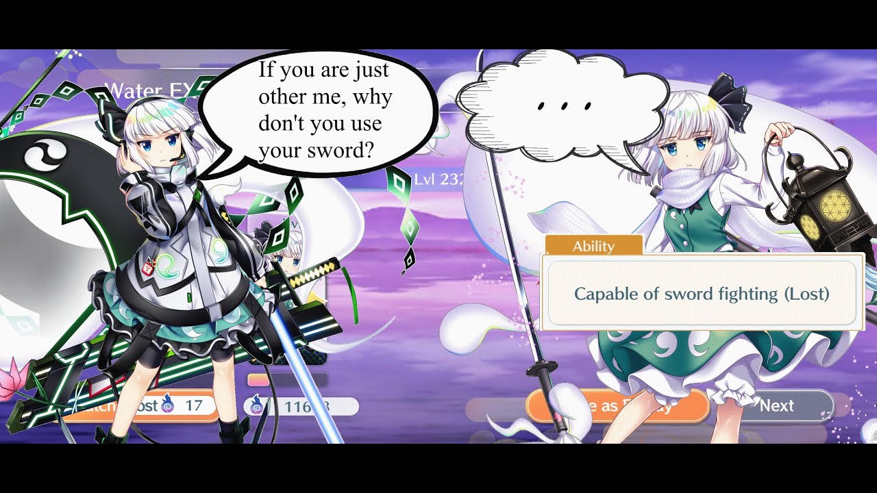 東方LostWord | Water EX Battle Stage | 17sp possible farm with mv Remilia and mv Youmu