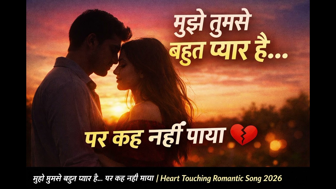 मुझे तुमसे बहुत प्यार है… पर कह नहीं पाया 💔 | Heart Touching Romantic Song | New Hindi Love Song 
