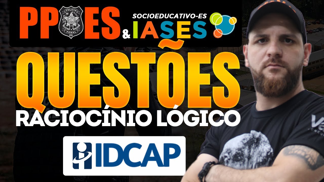 Raciocínio Lógico para PPES e IASES - QUESTÕES IDCAP: Diagramas Lógicos | Prof. Dêner