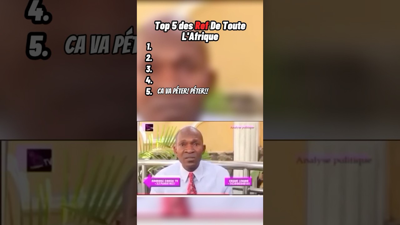 Top 5 des ref de toute l&rsquo;Afrique #humour #edits #top5