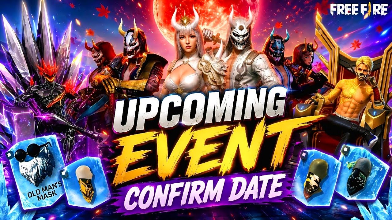 Throne emote return confirm date | Blood moon bundle return date | Free Fire upcoming event