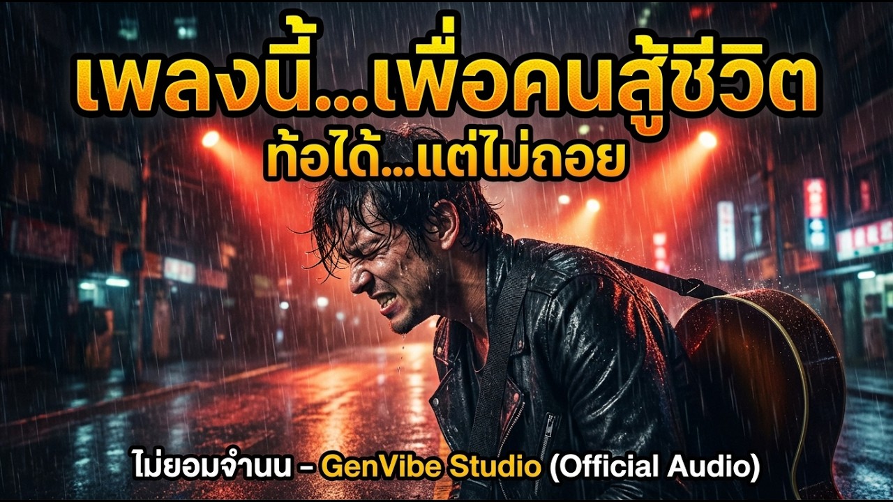 ไม่ยอมจำนน - GenVibe Studio (Official Audio) | เพลงของคนที่ไม่เคยยอมแพ้ต่อโชคชะตา