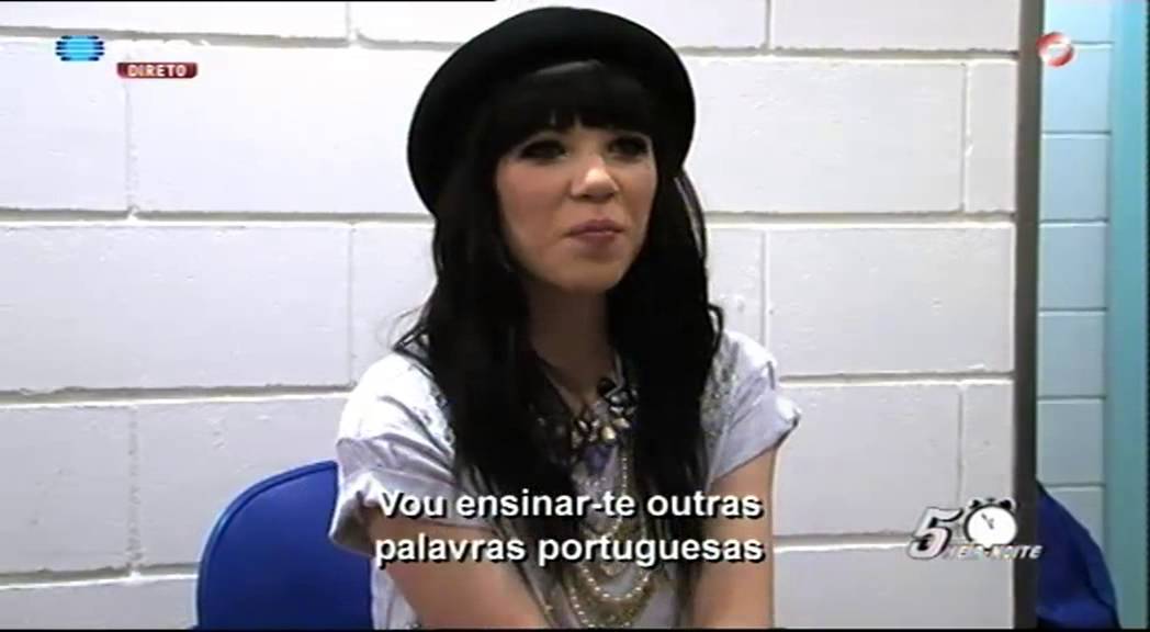 Entrevista com Carly Rae Jepsen Pt1 - Luís Filipe Borges - 5 Para a Meia Noite