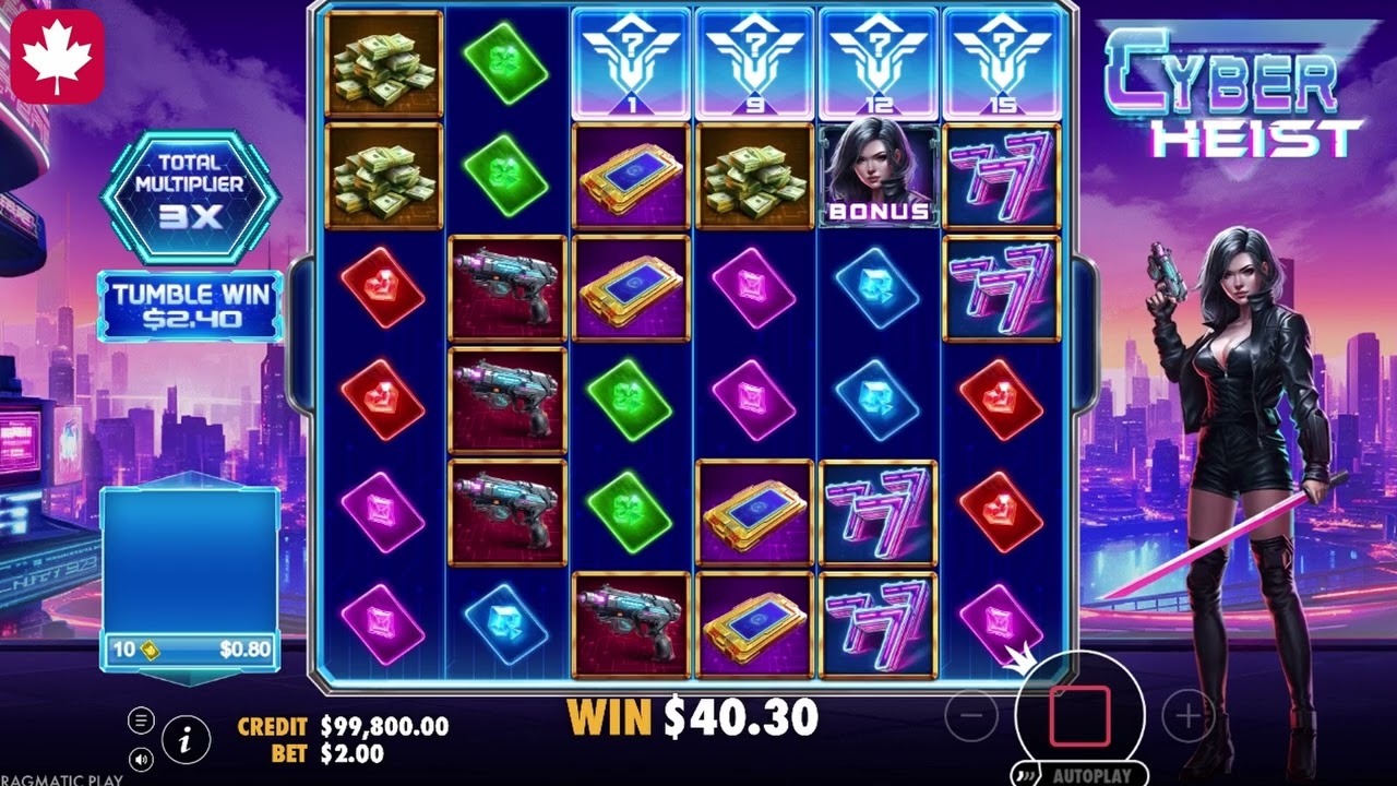 Cyber Heist by Pragmatic Play Slot Review for Canadian Players