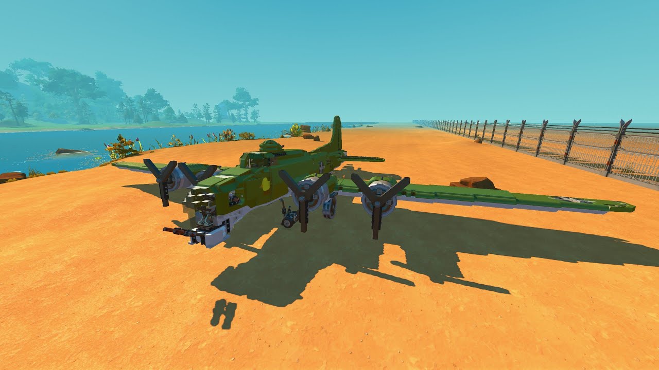 Scrap Mechanic B-17 Flying Fortress