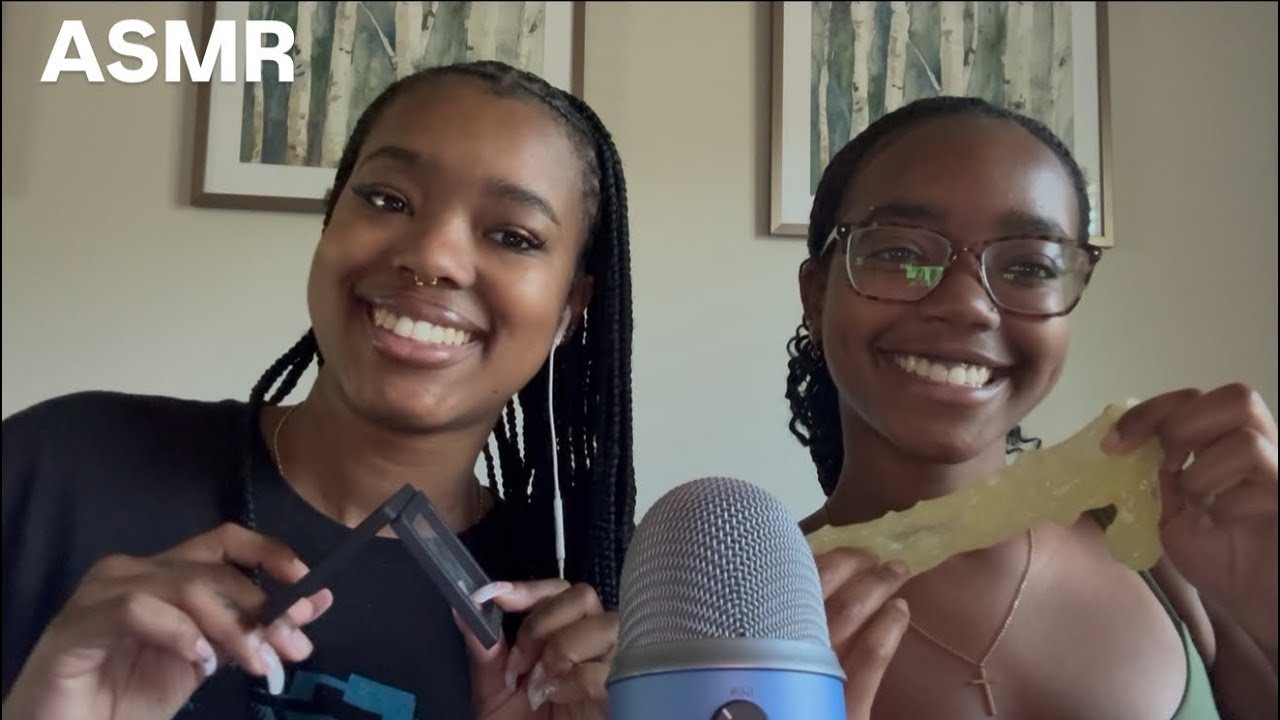 My sister tries ASMR… again