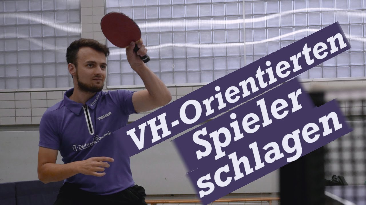 Taktik gegen Vorhand orientierte Angriffspieler