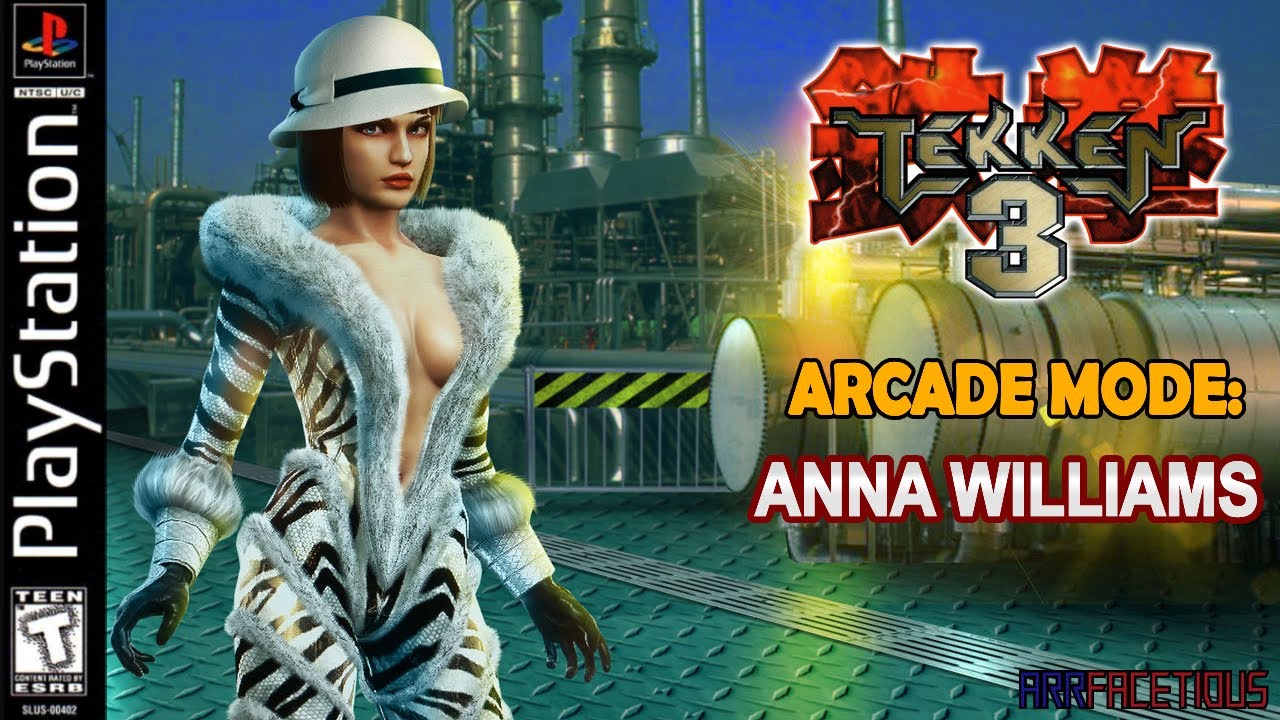 Tekken 3 (PS1) - Anna Williams | Arcade Mode Playthrough