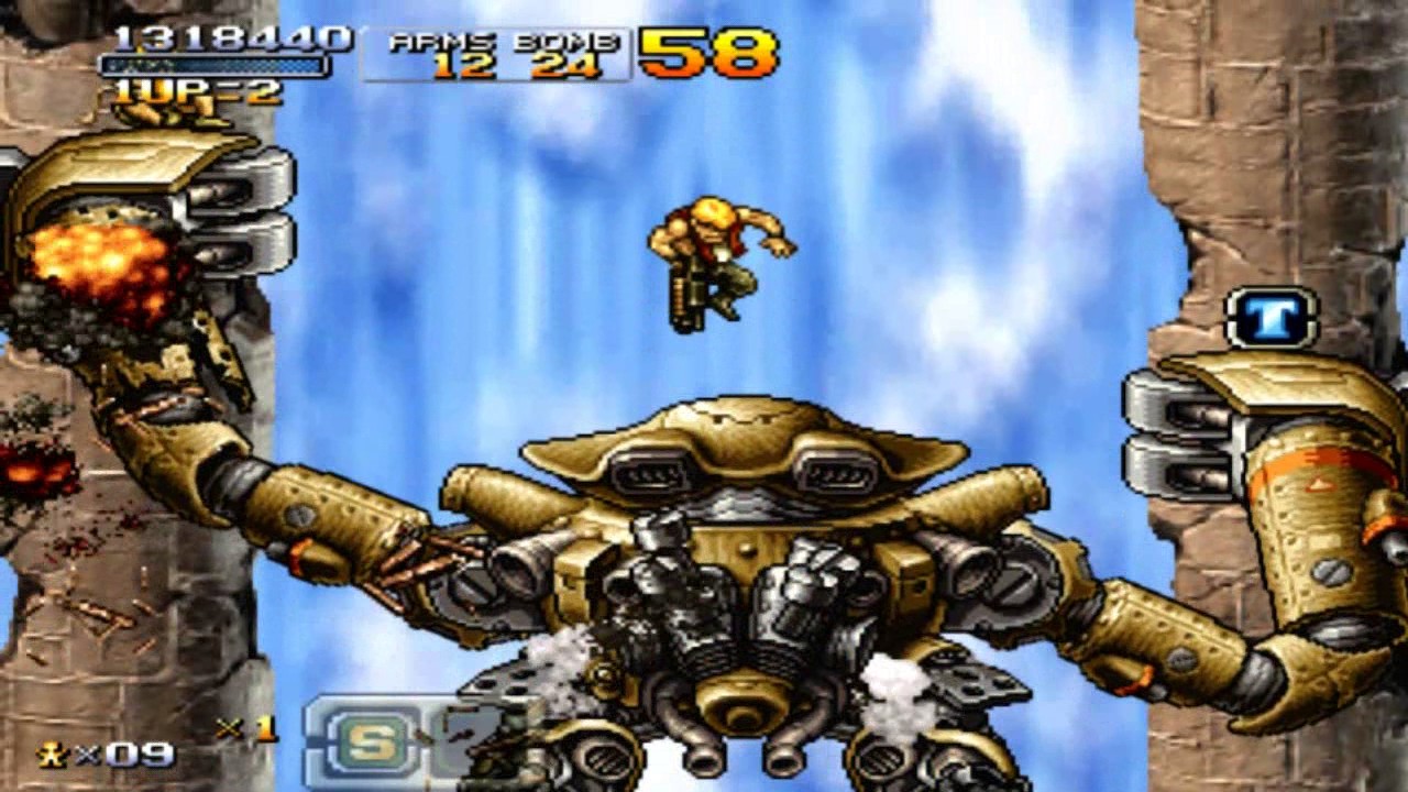 PSP metal slug XX HARD no death ALL clear (MARCO)