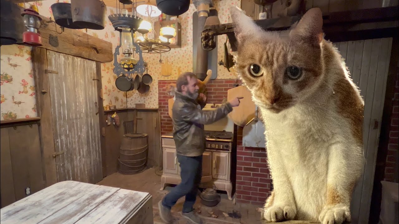 That cat is always trying to steal MY show