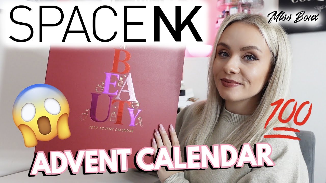 SPACE NK BEAUTY ADVENT CALENDAR UNBOXING 2022 - BEST ONE YET? | £215 WORTH £770! - MISS BOUX